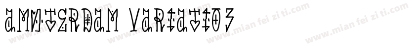 Amsterdam Variatio_3字体转换